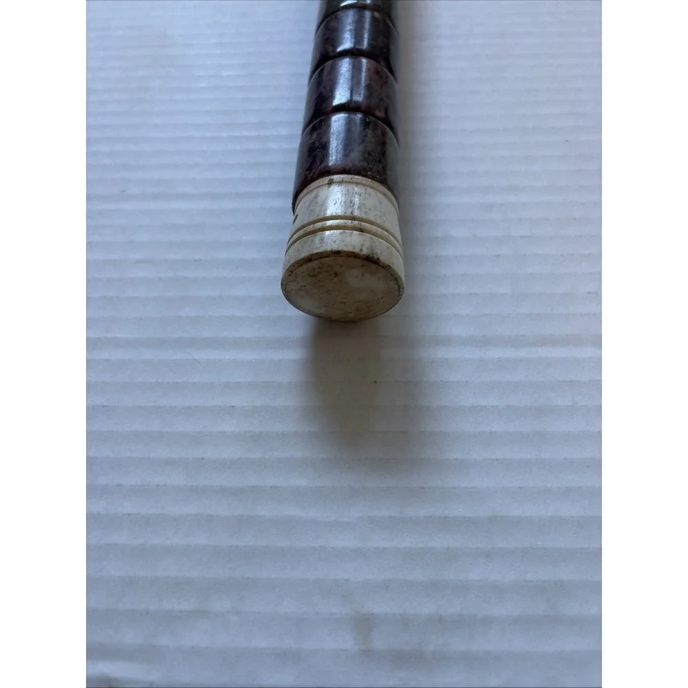 Large Antique Chinese Jade Stone Bone Horsehair Calligraphy Scholars‎ 13
